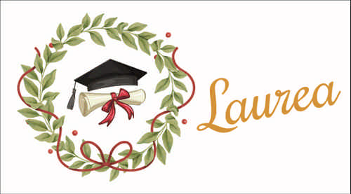 Bigliettini per bomboniere personalizzati – Laurea G506