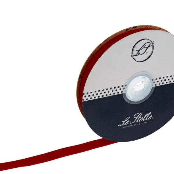 Nastro Velluto Rosso 38mm