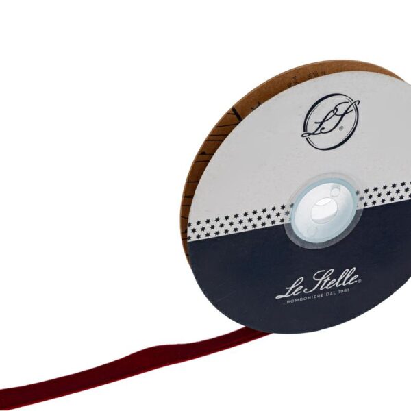 Nastro Velluto Bordeaux 38mm
