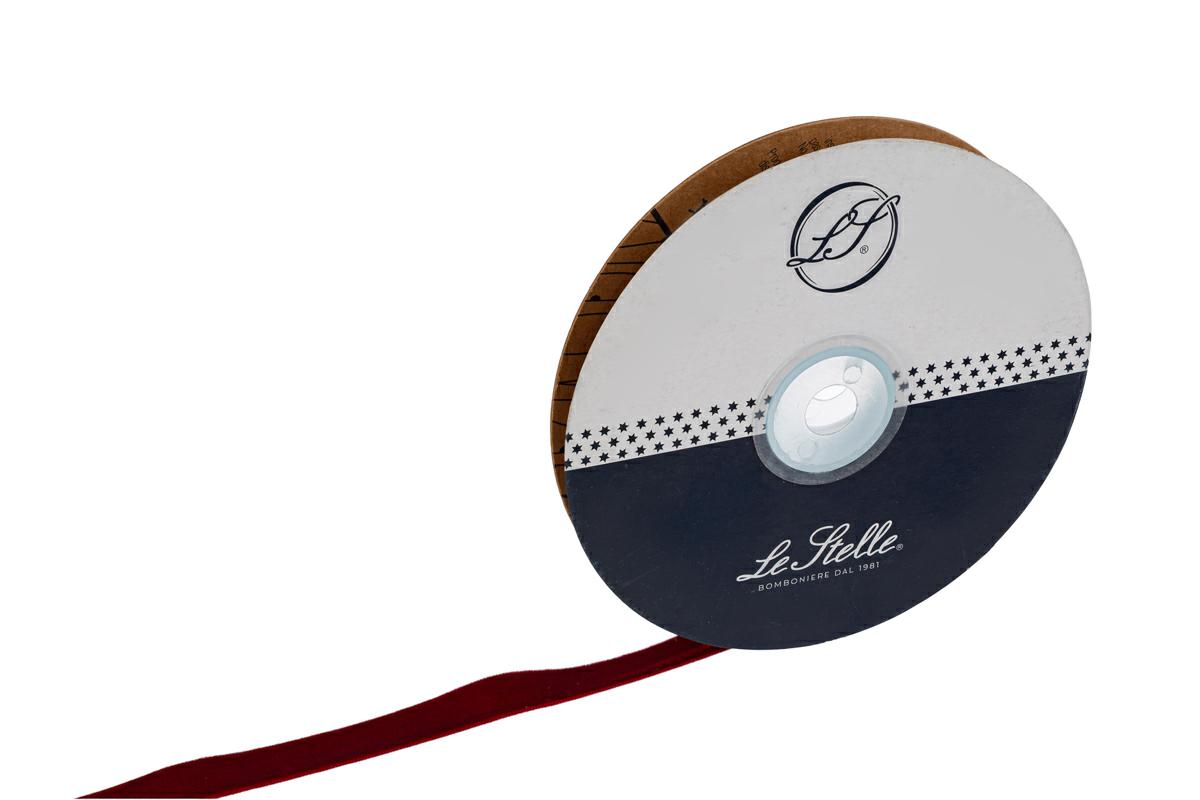 Nastro Velluto Bordeaux 38mm