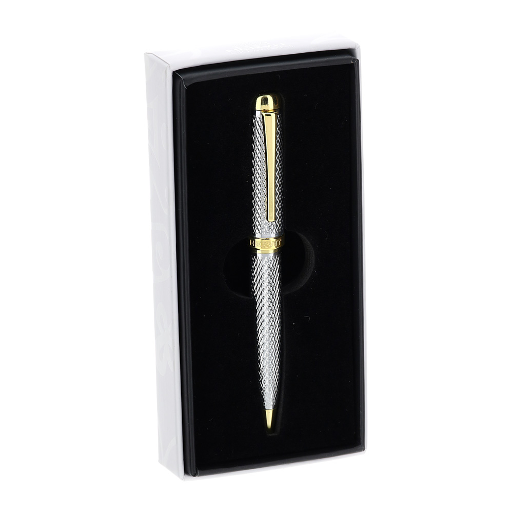 Penna Sfera Acciaio Oro