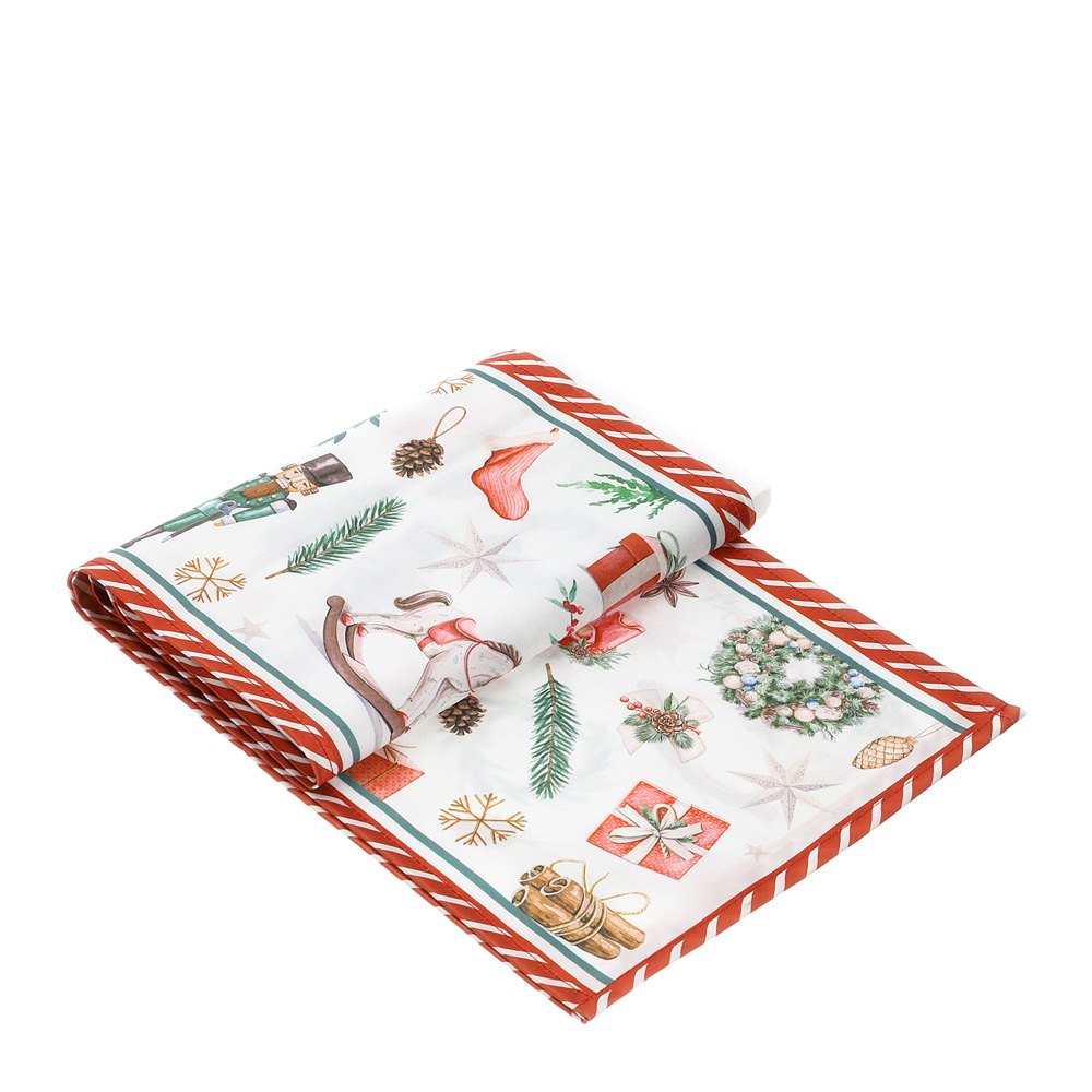 Runner Natalizio Christmas Pattern